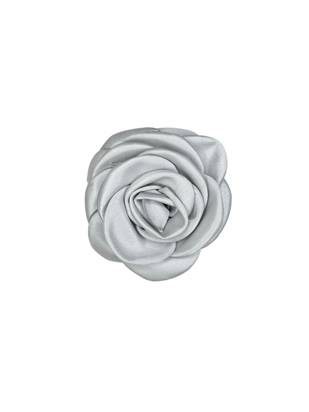Small Satin Rose hårklemme - Kit